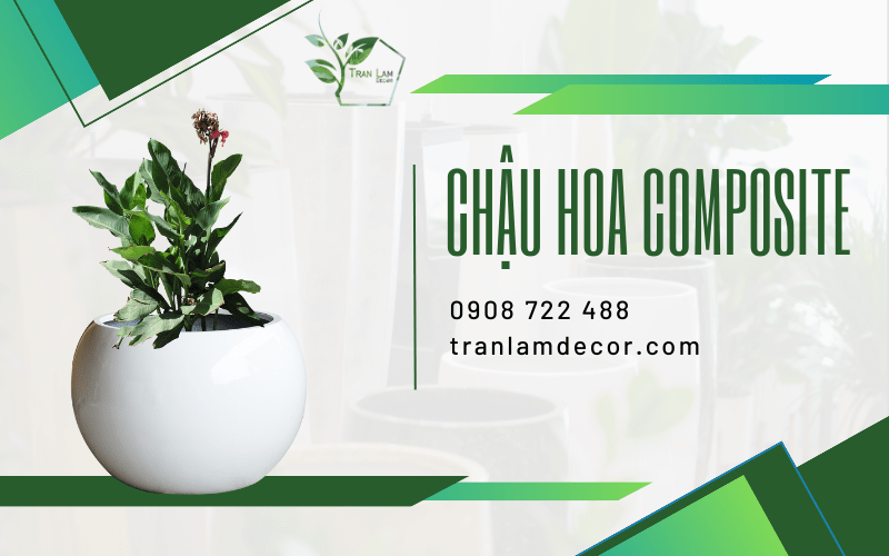 chậu hoa Composite