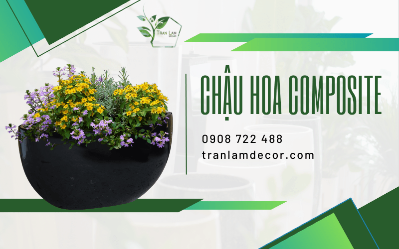 chậu hoa Composite