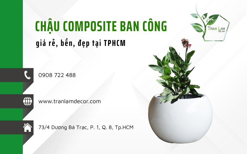 chậu composite ban công
