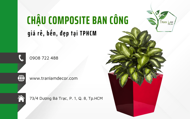 chậu composite ban công