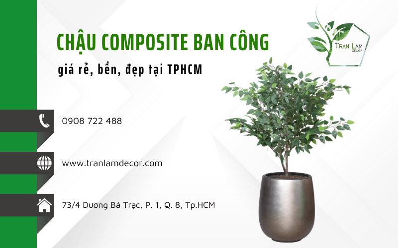 chậu composite ban công