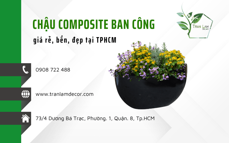 chậu composite ban công