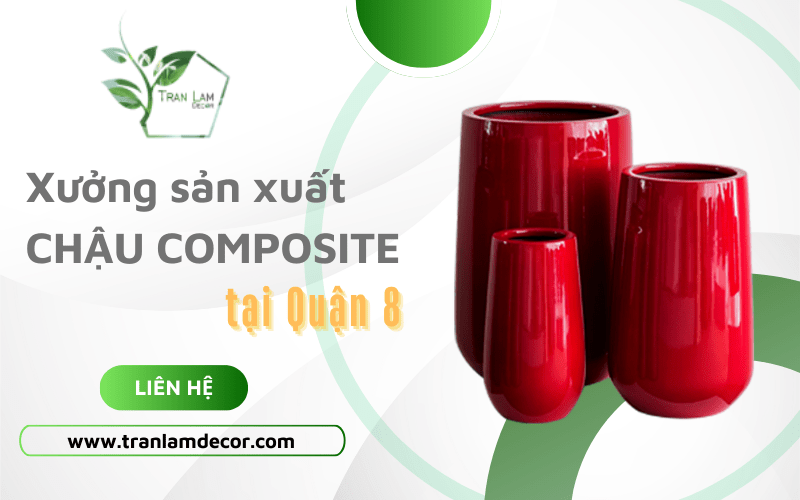 xưởng sản xuất chậu composite