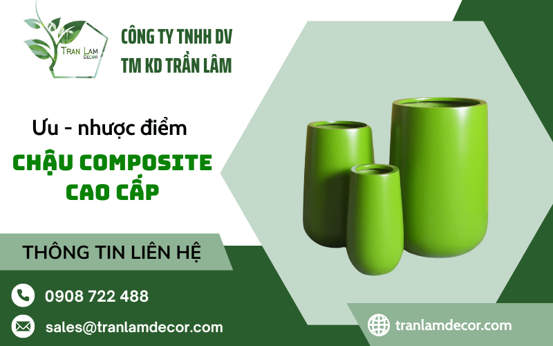 Những ưu nhược điểm khi dùng chậu Composite cao cấp